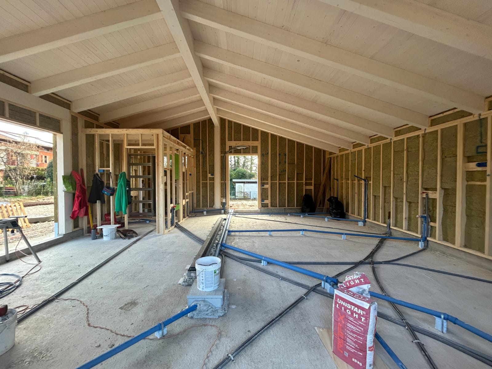 Wooden Houses-Cantiere legno-San Lorenzo in campo 2026-cantiere interno